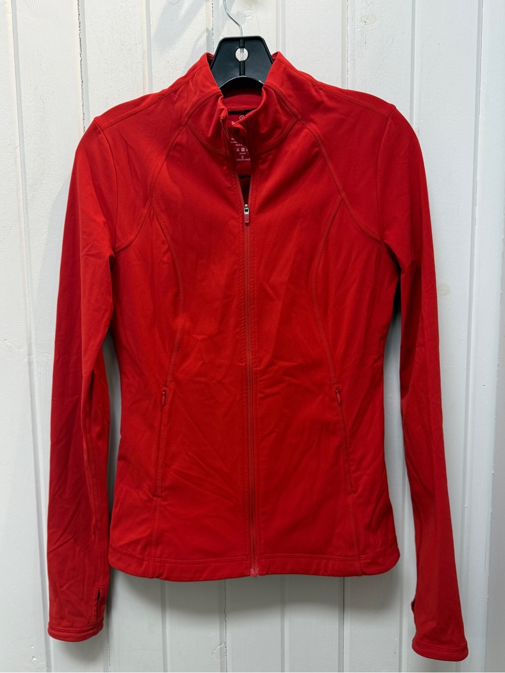 Sweaty Betty Power Gym Zip Through Red Full-Zip Jacket